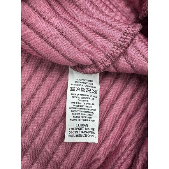 L.L Bean Women’s Arilight Knit Quilted 1/4 Button Pullover 2XL Plus hiking - Picture 5 of 6